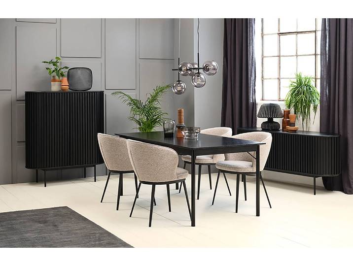 Esstisch Sevilla 180 x 95cm Schwarz