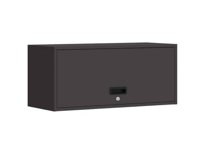 YUTAASU Wandschrank Mit Riegelschloss Schwarz