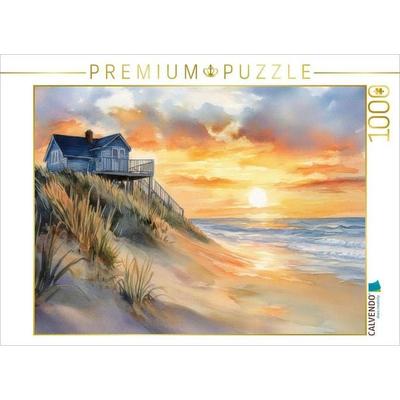 CALVENDO Puzzle Sonnenuntergang am Strabdhaus | 1000 Teile Lege-Größe 64x48cm Foto-Puzzle für glückliche Stunden, Sonstige von , Calvendo Puzzle