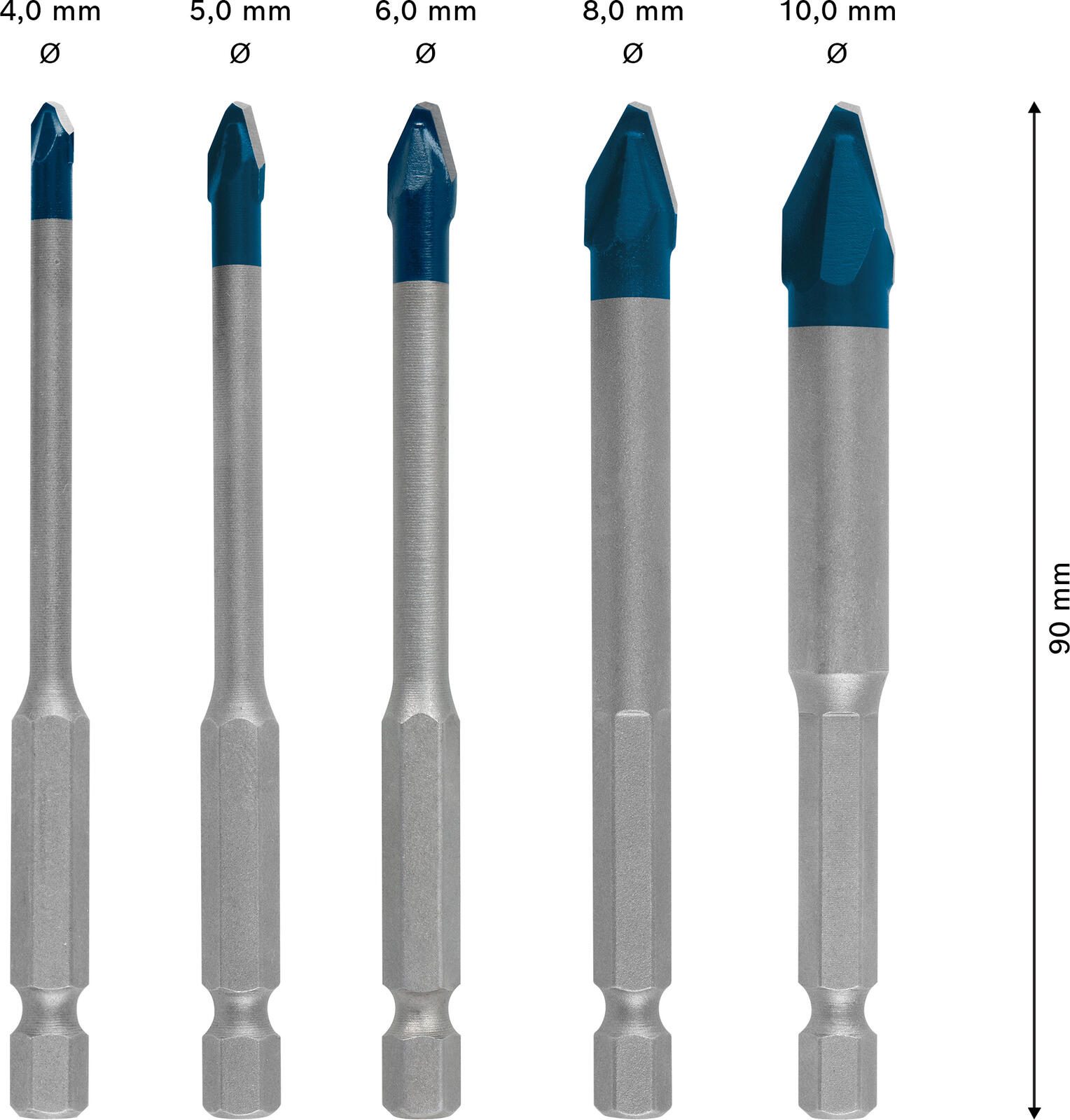 BOSCH Bohrer-Set 5-teilig 2608900597
