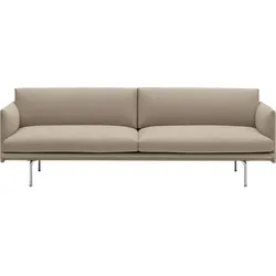 Outline Ecriture 240 Dreier-Sofa Beine Aluminium