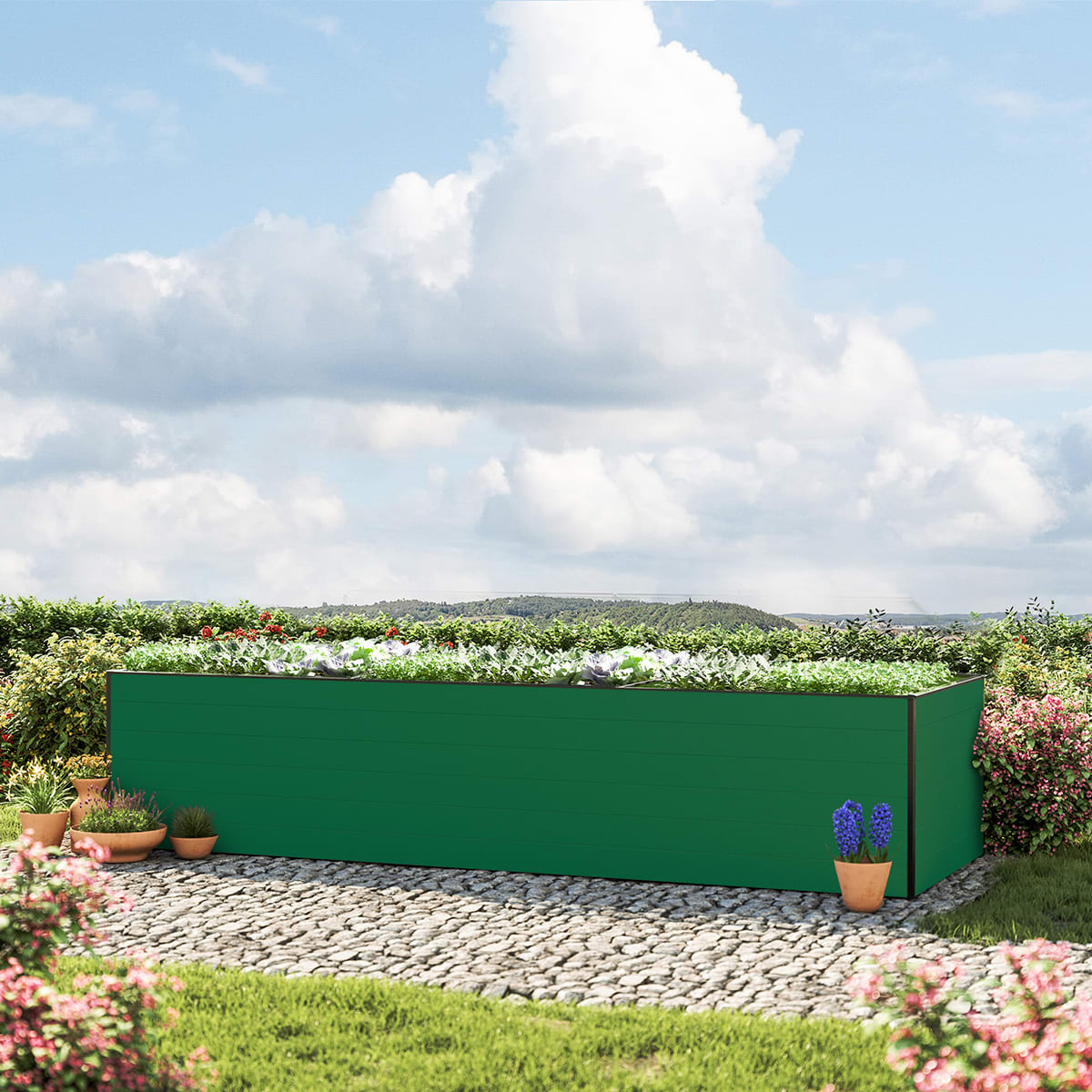 GFP 77 x 351 x 77 cm Huerto urbano, verde - (GFPV00388)