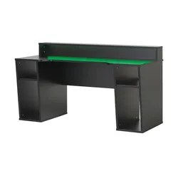 Gaming Tisch  Zocker 2 , schwarz , Maße (cm): B: 160 H: 91,1 T: 72.0