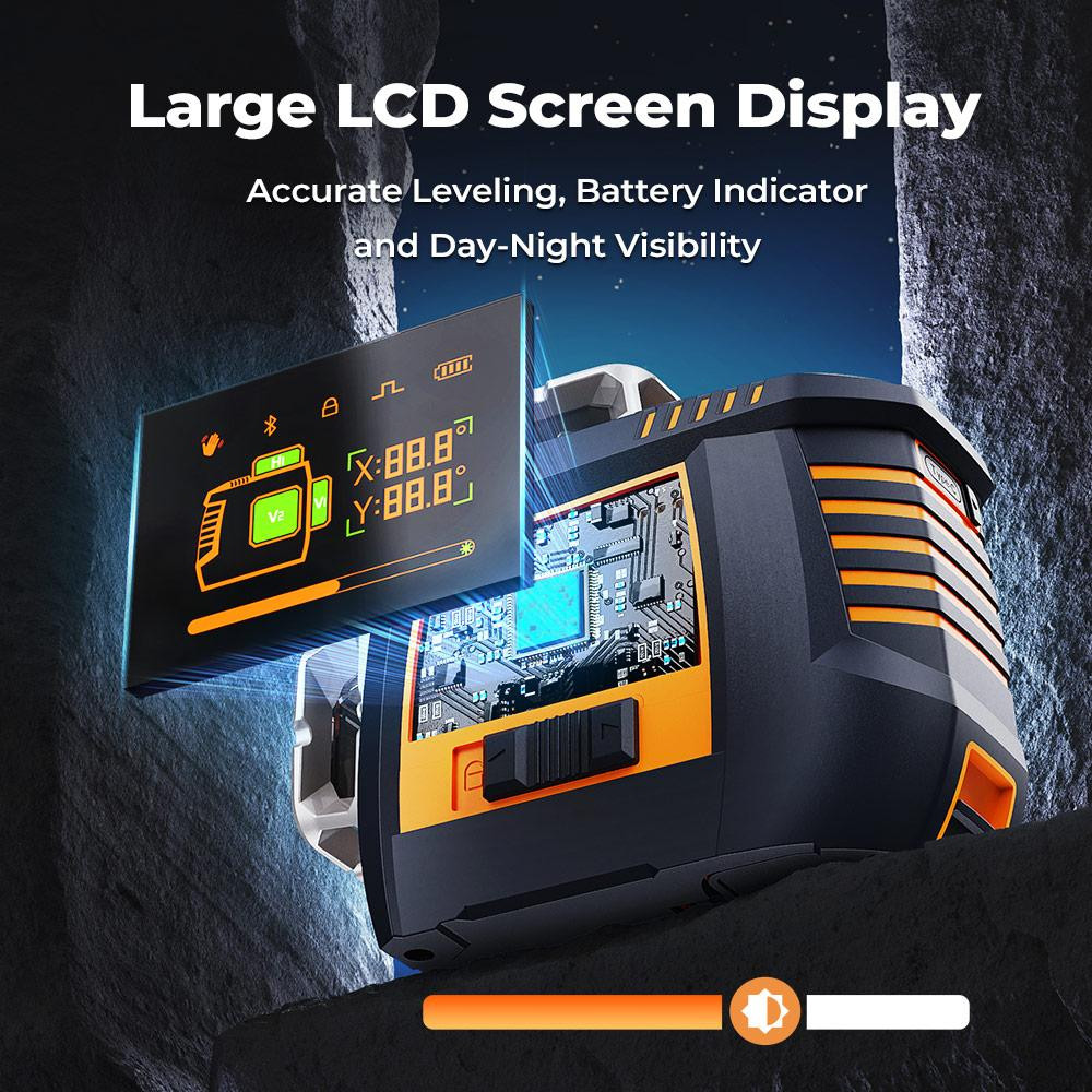 Selius Laserwaterpas 12-Lijns - 3x 360° Groene Laser - Zelfnivellerend