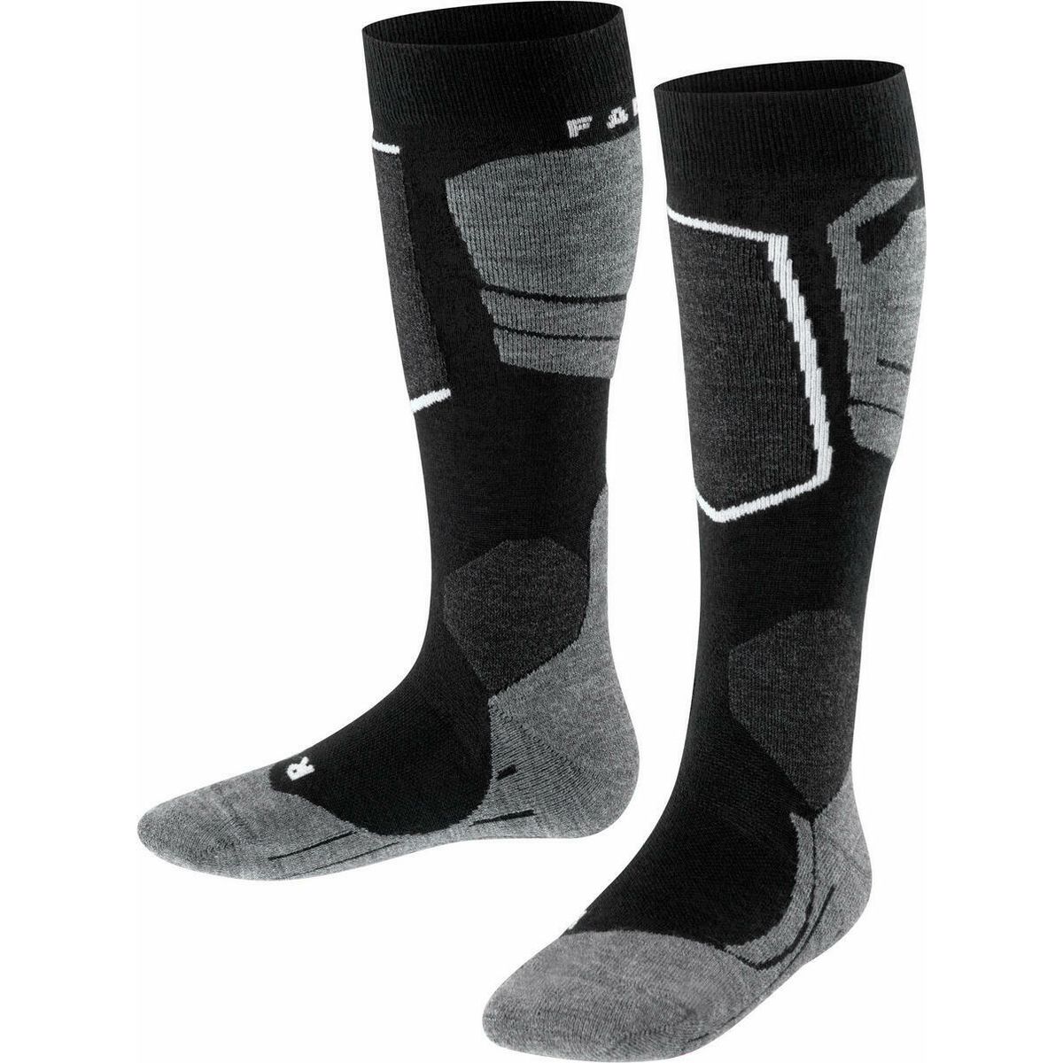 Falke SK4 Advanced Kinder Skiing Kniestrümpfe black-mix (3010) 35-38 11550-3010-35-38