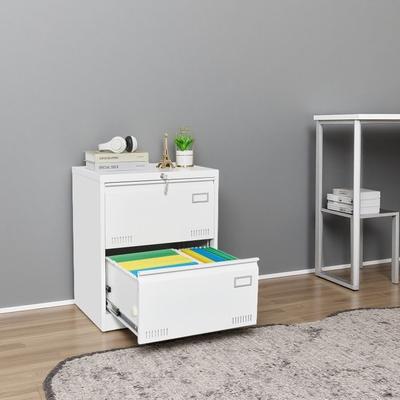 VIVIADORE Drawer Lateral Filing Cabinet with Lock,Wide Metal Storage Cabinet with Secure Drawers