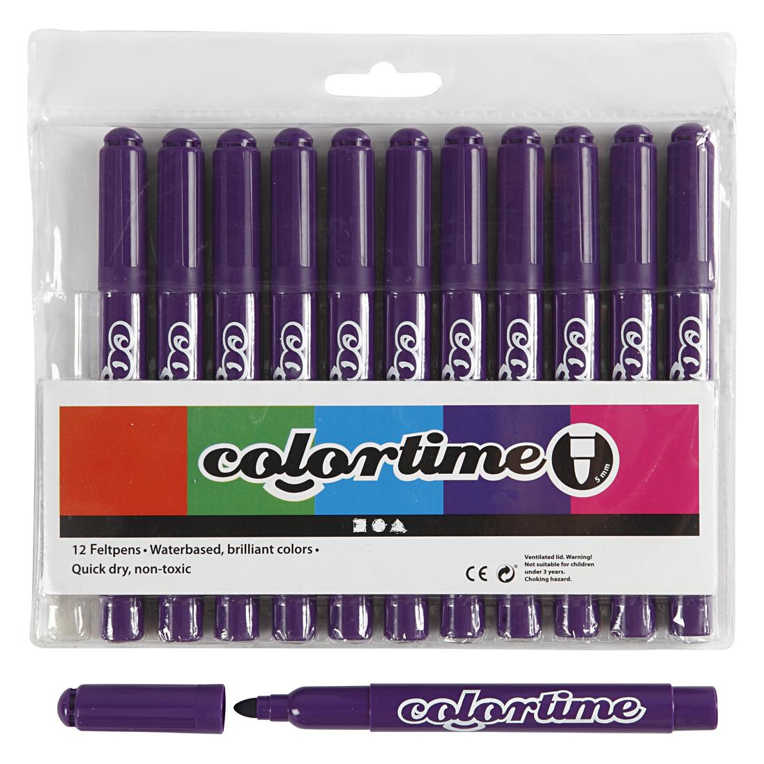 Creativ Company Paarse Jumbo Stiften, 12st. (12x) (5707167882917)