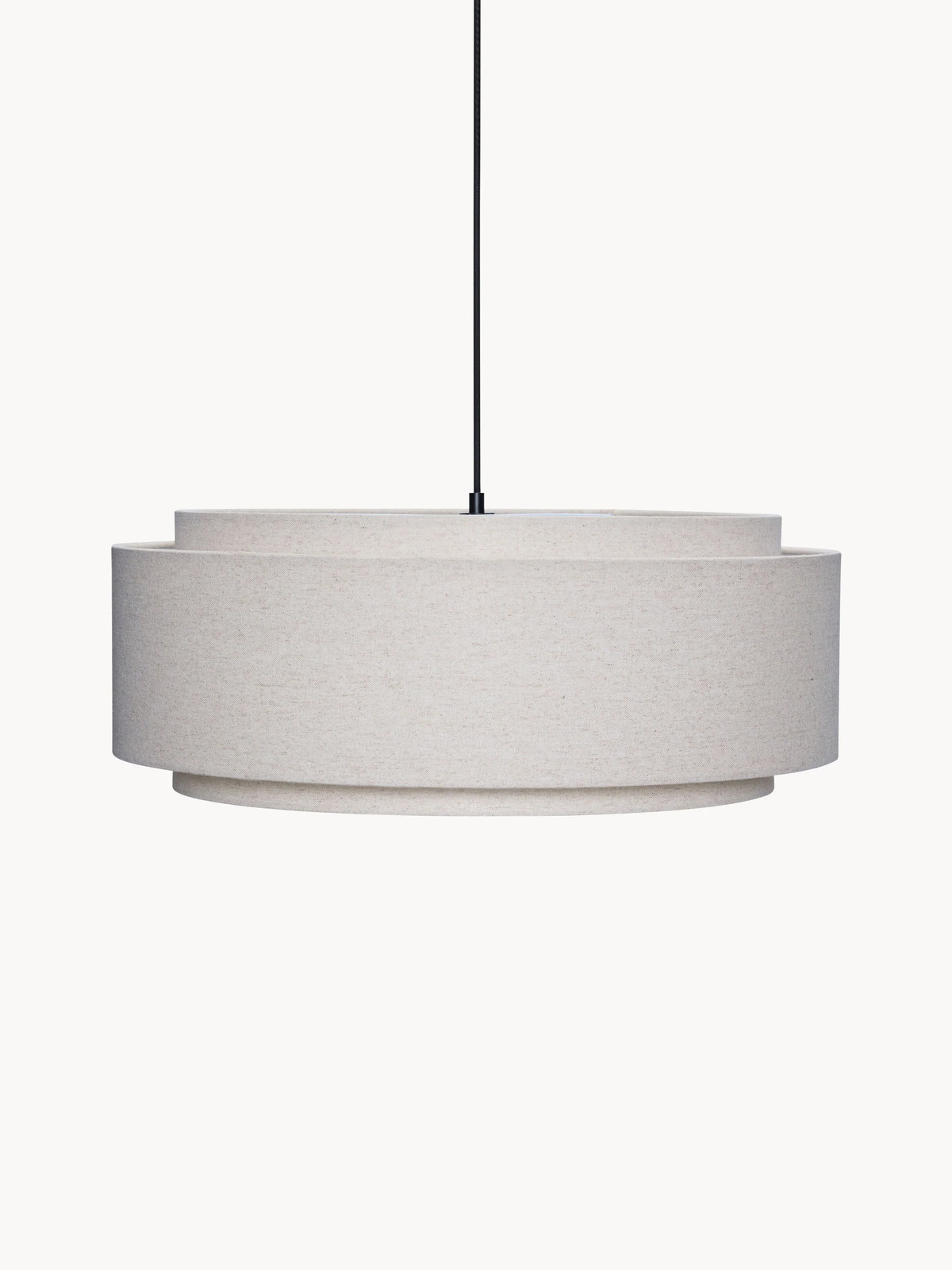 Hübsch Home Hanglamp Sable Ronde Hanglamp voor Woonkamer en Eetkamer