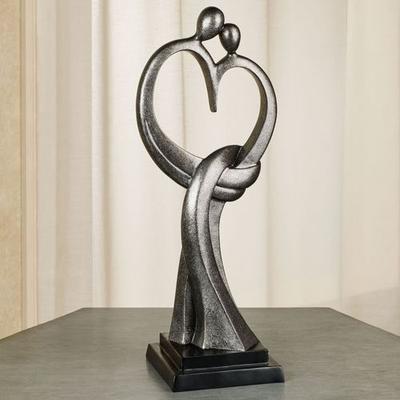Touch of Class Everlasting Love Sculpture Silver , Silver
