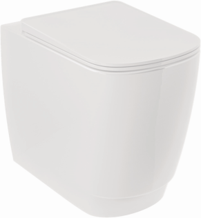 Kludi RESA S Spiralflush-Stand-WC 27WCB0343 55 cm, Universalförmiger Abfluss Weiß glänzend