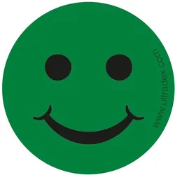 Ultradex, Magnet, Magnetisches Symbol Smily 50mmgrün fröhlich VE= 5 Stück (5x)