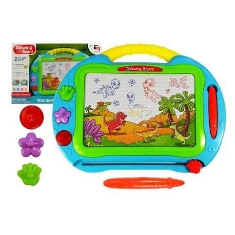 Lean Toys Magnetisches Zeichenbrett mit Stempeln (33487166)