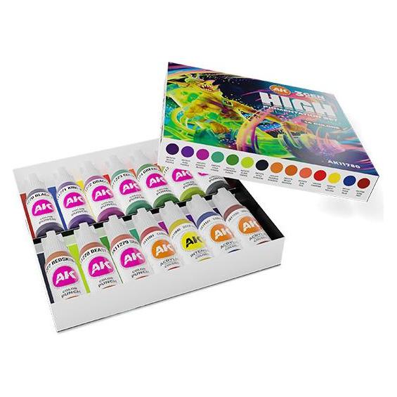 AK Interactive Set de Peinture - High Pigmentation (14 Colors) (AK11780)