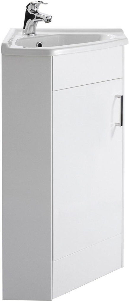 Nuie Mayford Mayford Corner Cloakroom Vanity White 555mm W