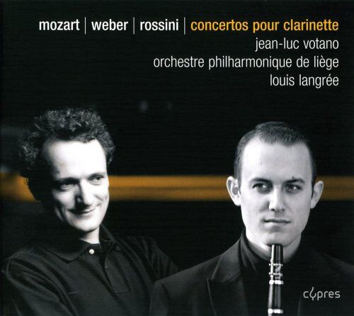 Jean-Luc Votano (Klarinette) - Mozart: Klarinettenkonzert KV 622 / Weber: Klarinettenkonzert Nr.1 f-Moll op.73 / Rossini: Introduktion, Thema und Variationen für Klarinette und Orchester - Preis vom 11.10.2026 15:43:13 h