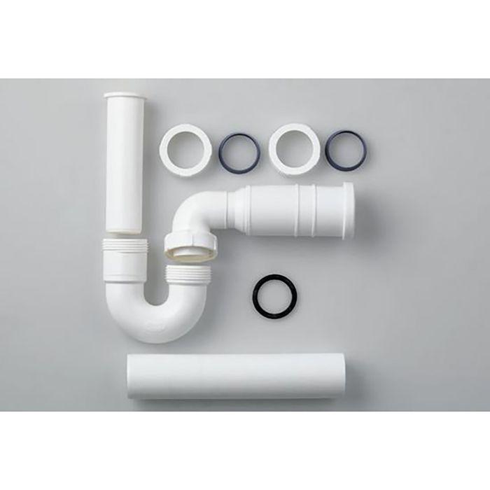 LAUFEN Ablaufverbindung H8949750000001 flexibel, mit Siphon für Waschtisch/Bidet