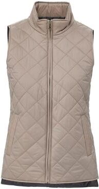Weatherproof W207359 Women's Vintage Diamond Quilted Vest in Driftwood size XL   Nylon
