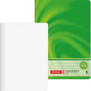 Brunnen Schulheft 104550602, ab 1. Klasse, Vivendi, A5, blanko, mit Linienblatt, 32 Blatt, 90 g/m², Lineatur 6