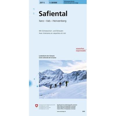 257S Safiental Schneesportkarte, Sonstige von , Swisstopo, 978-3-302-20257-0