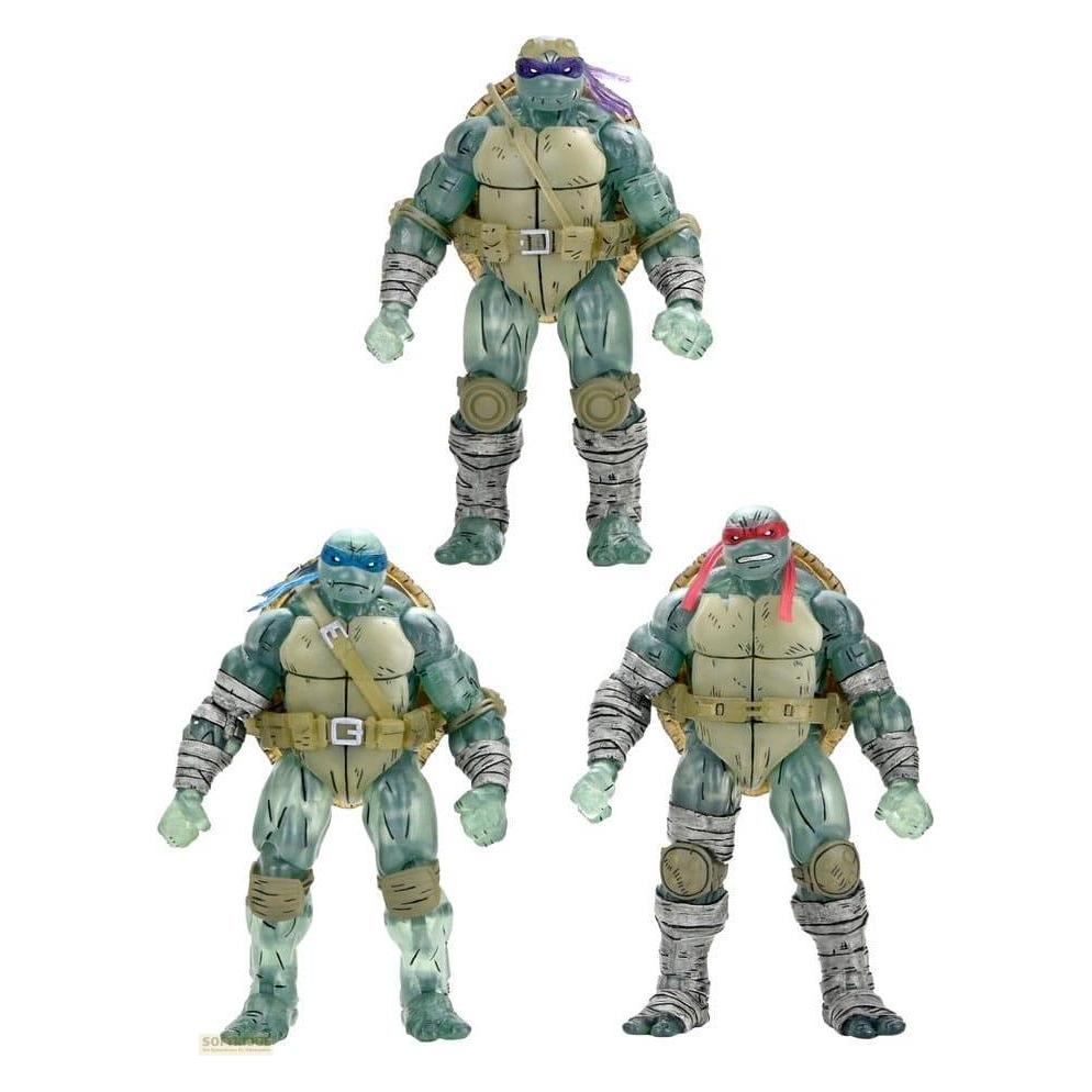 Neca Teenage Mutant Ninja Turtles (The Last Ronin) Actionfiguren 3er-Pack Ghost Brothers 18 cm (NECA54523-01)