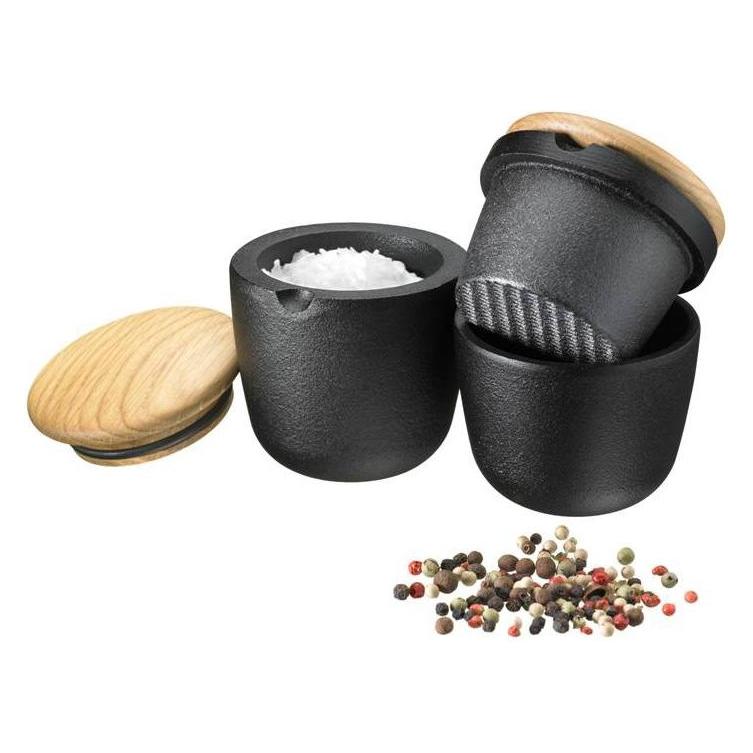 Skeppshult Cast Iron Herb Grinder - Black/Brown - Small (Diverse Gewürze) (26585)