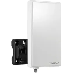 Telestar Antenna 3 Lte (Flachantenne, Zimmerantenne, 28 dB, DAB/ DAB+, DVB-T / -T2, UKW / MW / LW), SAT Spiegel + SAT Antennen, Weiss