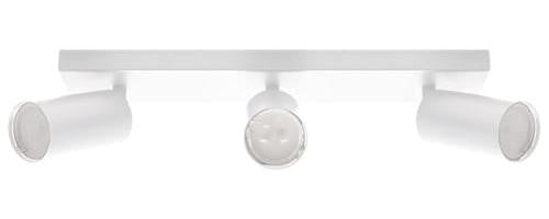 Ideus MANAM Wand- en plafondlamp, wit, 3x GU10, IP20