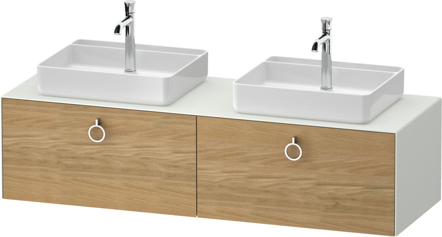 Duravit Waschtischunterschrank White Tulip 160x55cm, E Nat w m, k Ein/o Beleuchtung (WT4891BH5360000)