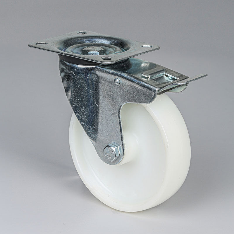 B2B Partner Lenkrolle aus Polyamid mit Feststeller, 160 mm