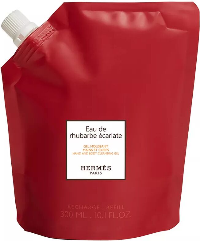 HERMÈS - Nachfüllset Schaumgel für Hände und Körper, Eau de rhubarbe écarlate, 300 ml