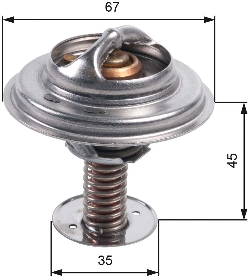 Gates Thermostat, Kühlmittel Th45688g1 Für Land Rover