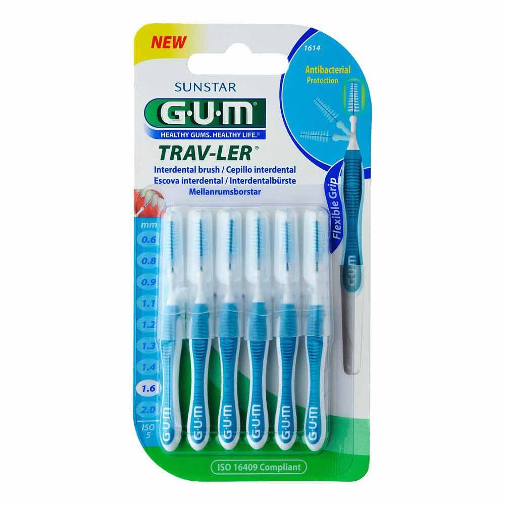 Sunstar Deutschland GmbH GUM TRAV-LER 1,6 mm blau (Tanne) 09714333