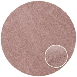 Teppich CHARME - Rosa - Rund - 120cm