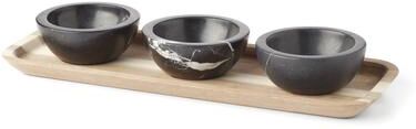 Lenox LX Collective Tray with 3 Dip Bowls