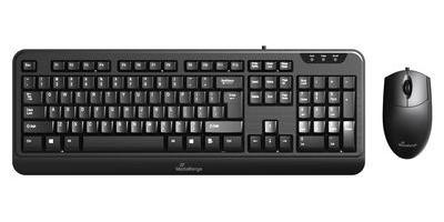 MediaRange MROS108-GR USB 2.0 toetsenbord en muis set, zwart, QWERTY