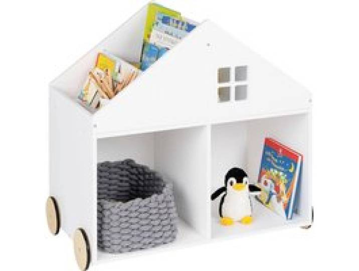 Bücherregal Haus mit Rollen