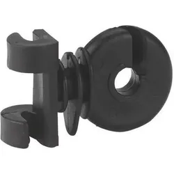 Corral, Gartenzaun, Spare insulator clip for round steel post, 25 pcs
