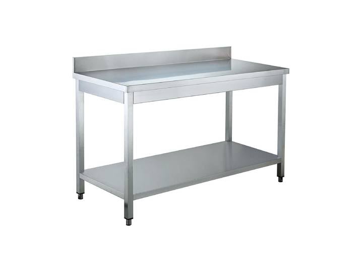 ProChef Arbeitstisch mit Aufkantung 100x60 Grau