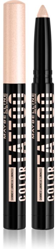 MAYBELLINE NEW YORK Color Tattoo 24 HR eye shadow and eye pencil shade 10 I am Shining 1.4 g