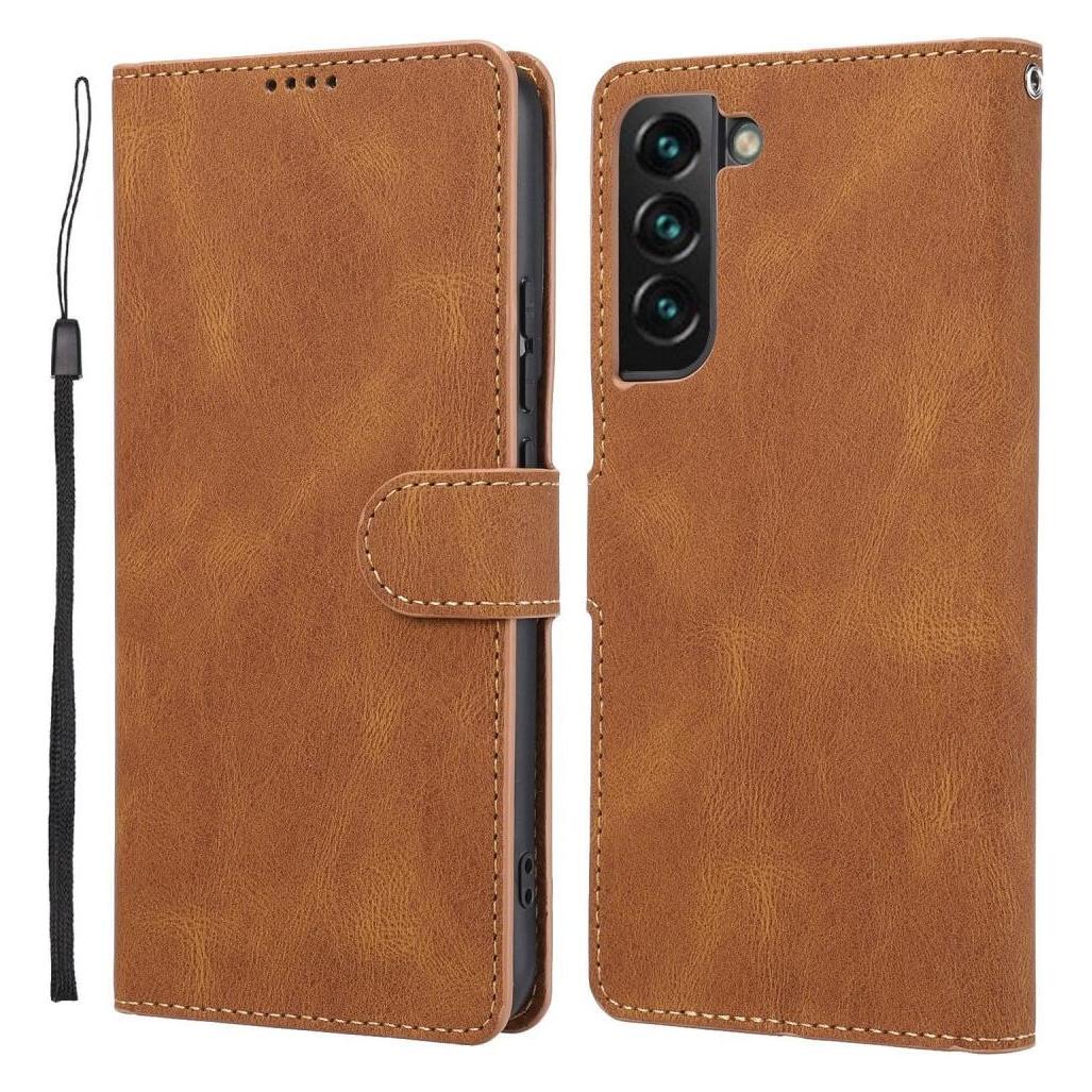 Cover-Discount Galaxy S23 - Leder Etui Hülle braun (Samsung Galaxy S23) (660118030E)