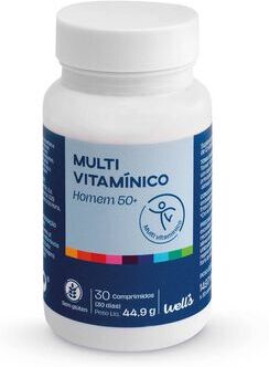 Wells Multivitamínico Homem 50+ 30 cápsulas