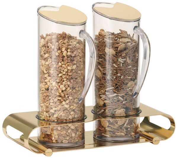 Frilich Due Contenitori per Muesli Gold 1,5 l Unison