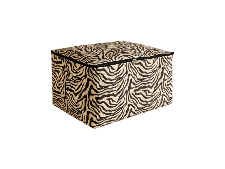 Housse de rangement zippée taille L imprimé zèbre - Blancheporte
