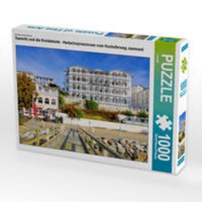 CALVENDO Puzzle Sassnitz und die Kreideküste - Herbstimpressionen vom Hochuferweg Jasmund 1000 Teile Lege-Größe 64 x 48 cm Foto-Puzzle Bild von LianeM