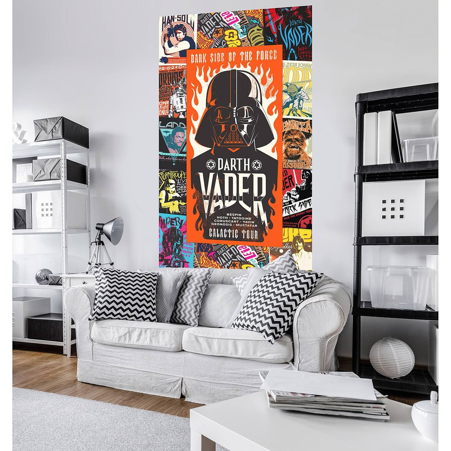 home24 Fotobehang Star Wars Rock On Posters Breedte: 120 cm, Hoogte: 200 cm