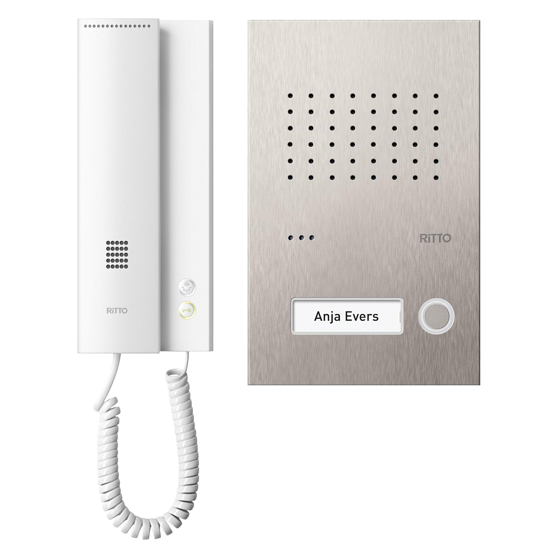 Schneider Electric AceropurAudioSetWEedelstahl/weiss (Kabelgebunden) (3596142)