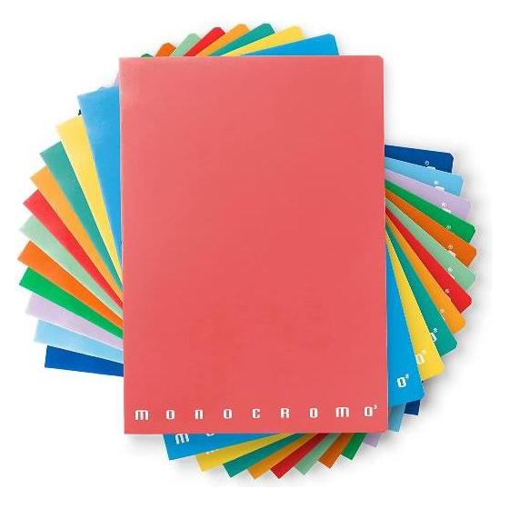 Pigna 10er-Pack Blumen A4 Notizbücher 5M (A4, Kariert, Weicher Einband) (02298855M)