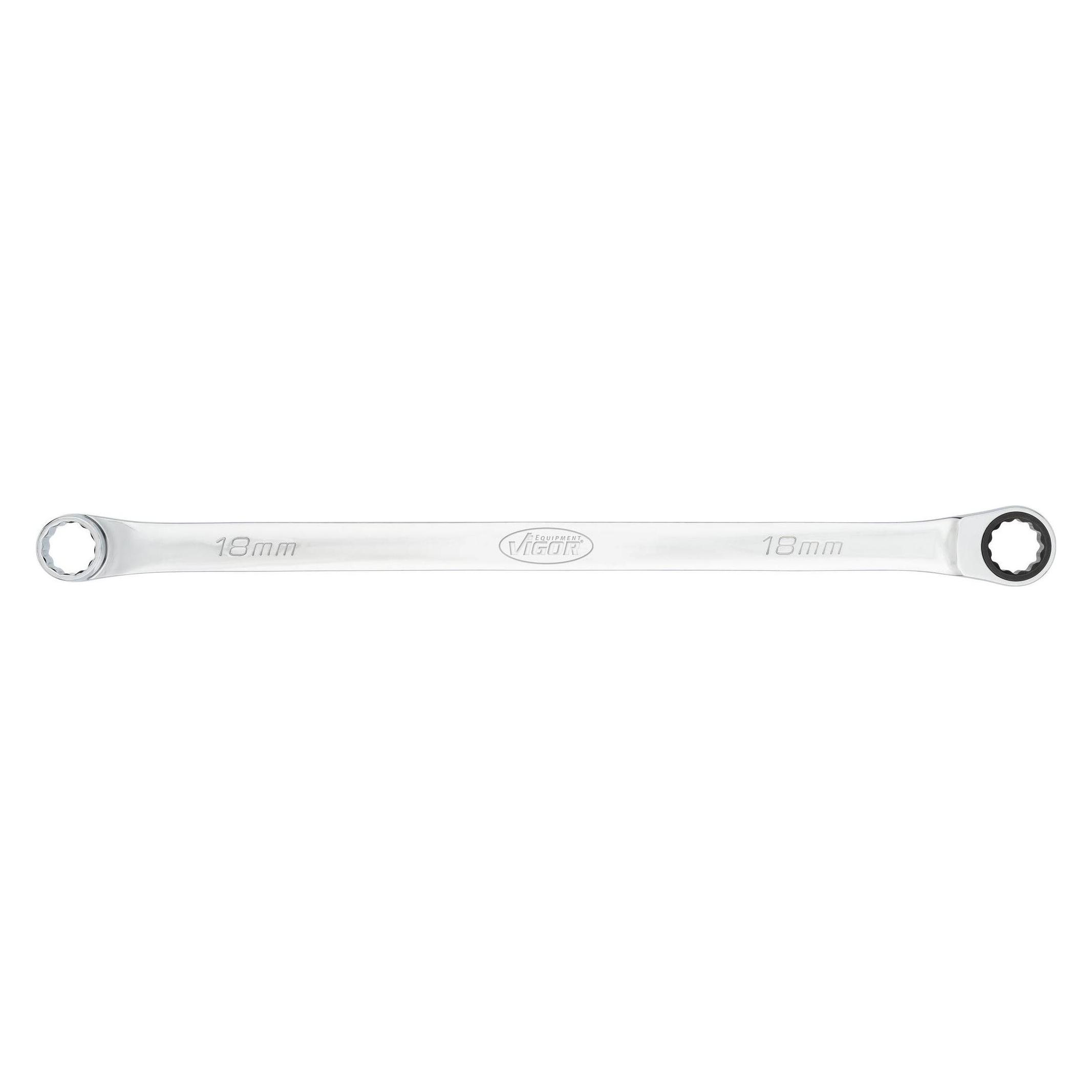 Vigor Ratschen-Ringschlüssel . extra lang V7031-18 SW 18 mm (18 mm) (V7031-18)