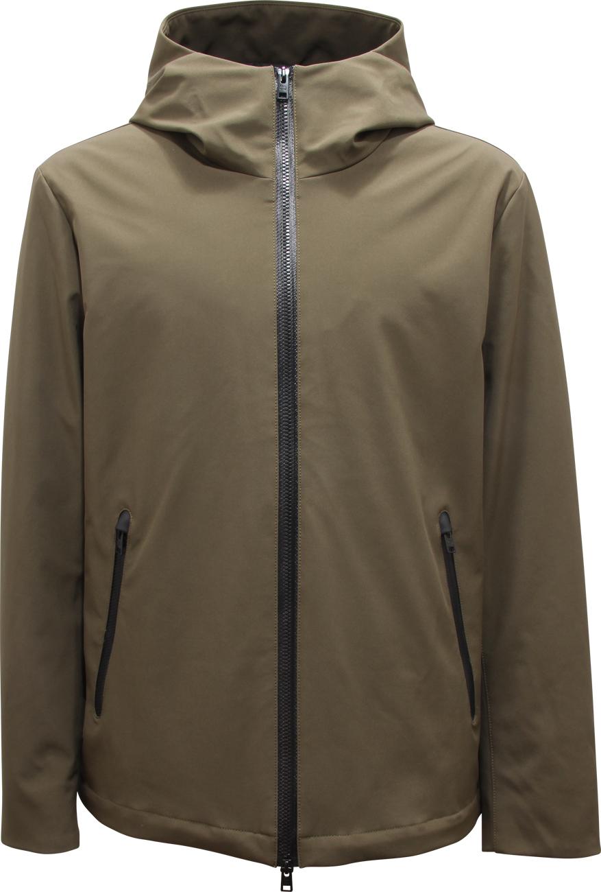 L5401 Piumino Uomo Woolrich Pacific Soft Shell Man Jacket Green
