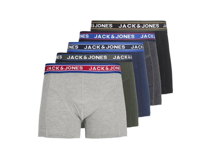 JACK&JONES Additionals Jacoliver Boxers Lot de 5 Noos